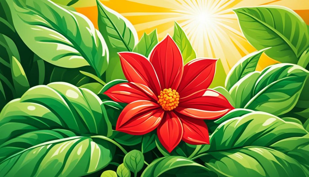 Red and Green Art Print Idea