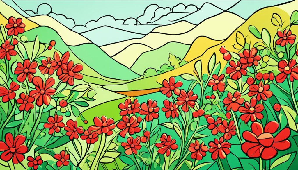 Red and Green color combination