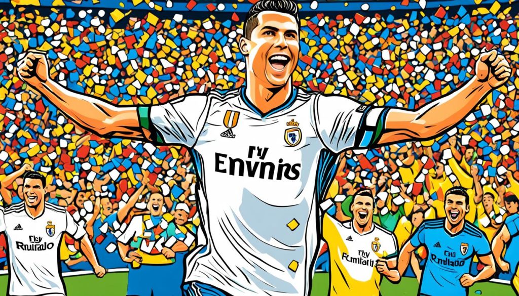 Ronaldo Coloring Pages of Victory