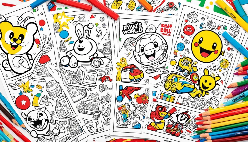 Ryan's World Coloring Pages Collection