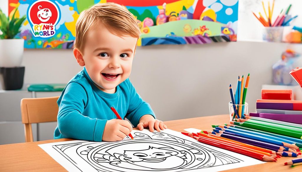 Ryan's World Coloring Pages Printable