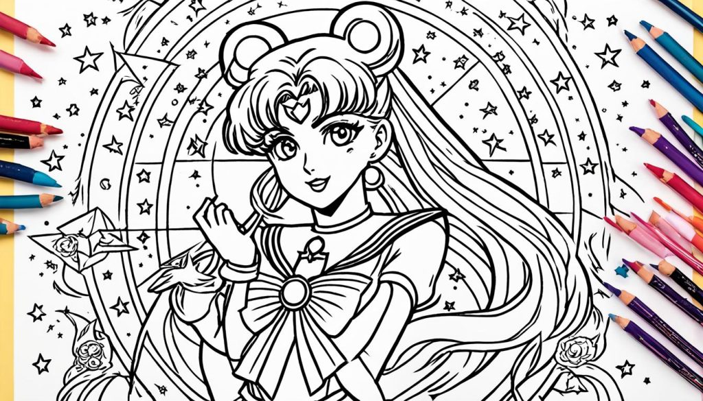 Sailor Moon coloring images Sailor Moon coloring images