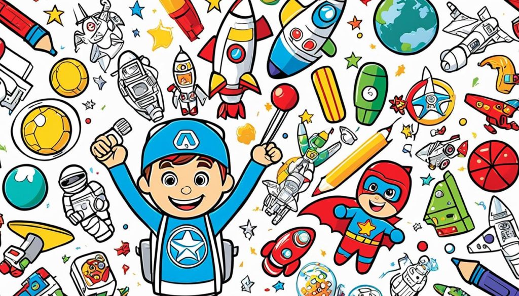Sample of Ryans world coloring pages