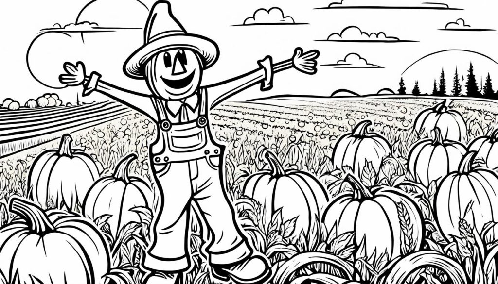 Scarecrow Coloring Book Adventure