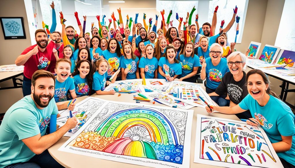 Sharing coloring art