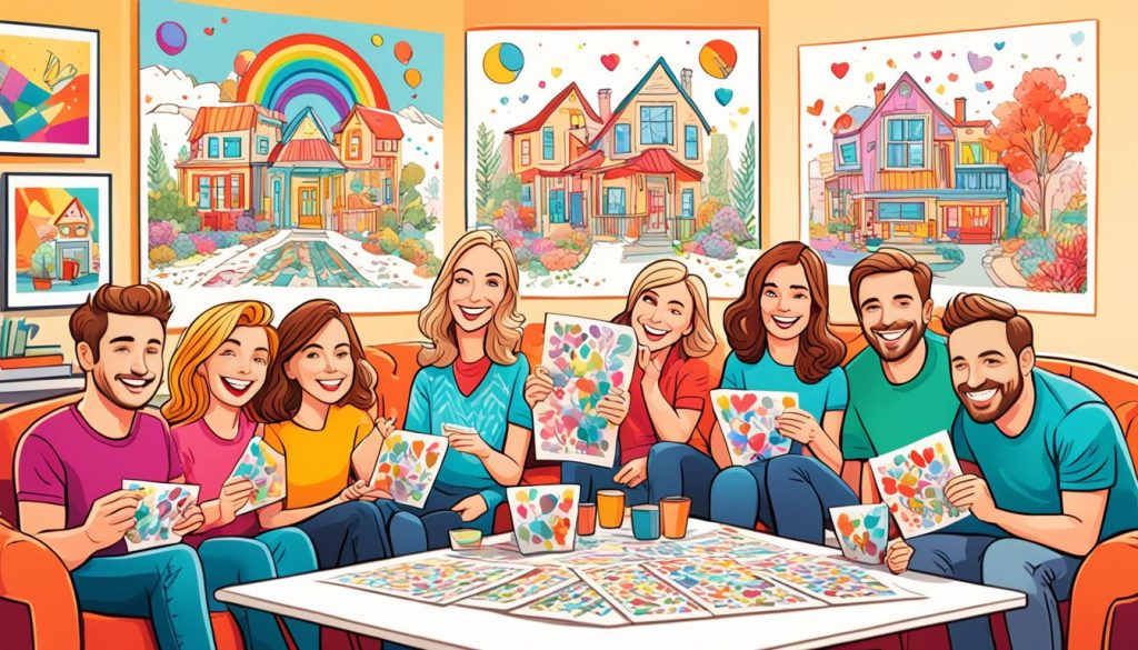 Sharing coloring book art print