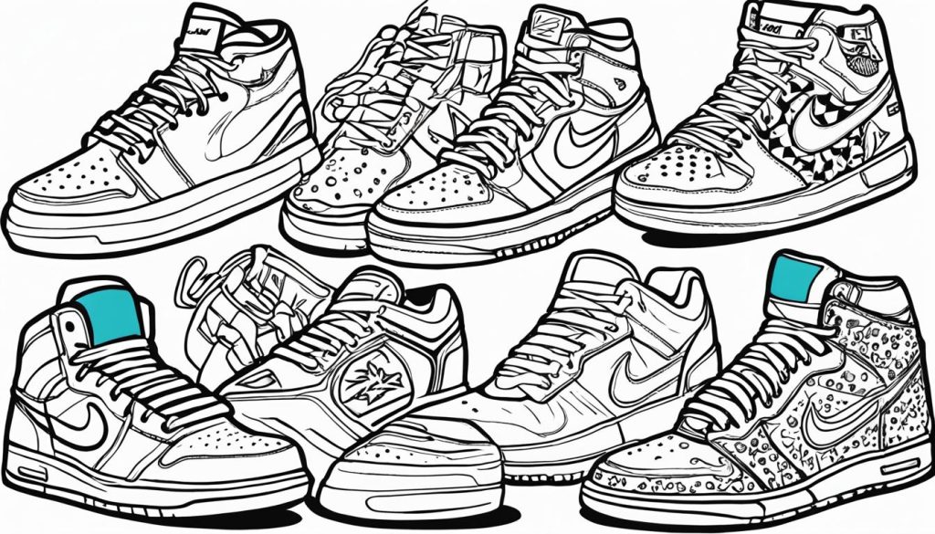 Shoe color sheet collections