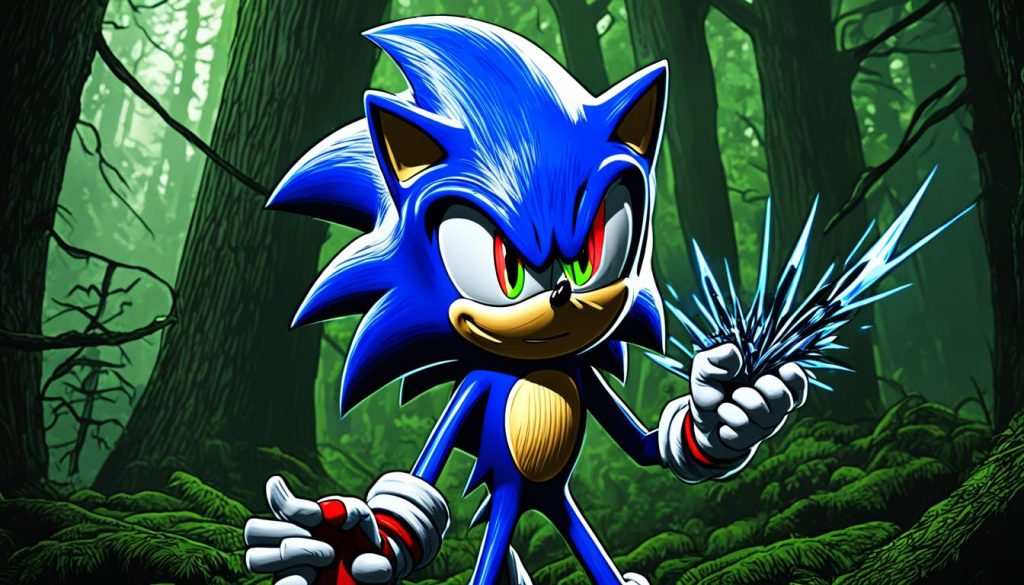 Sonic Exe Coloring Image