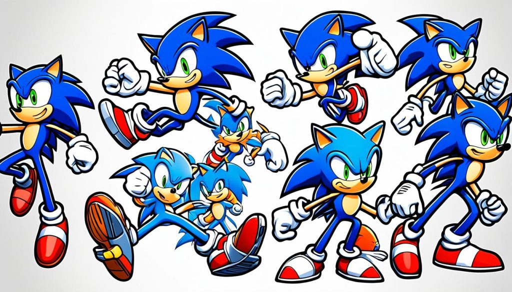 Sonic Shadow printable coloring pages