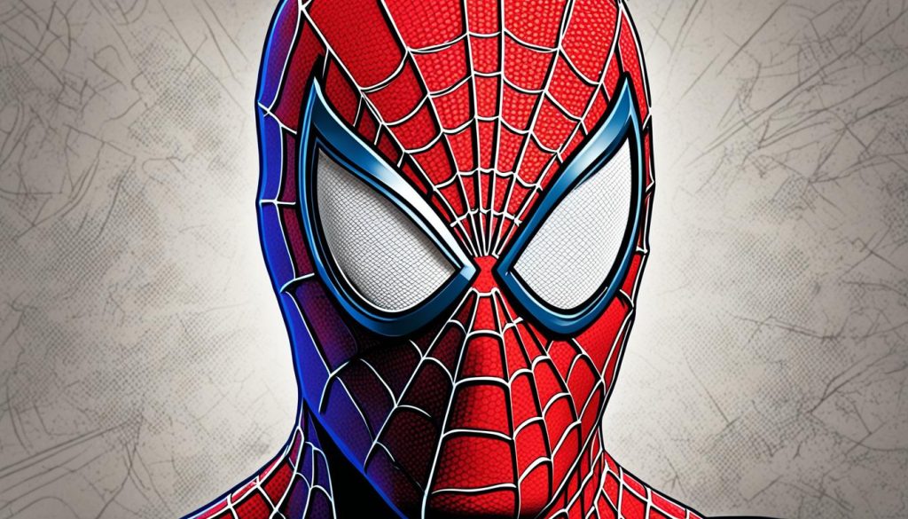 Spiderman face and mask