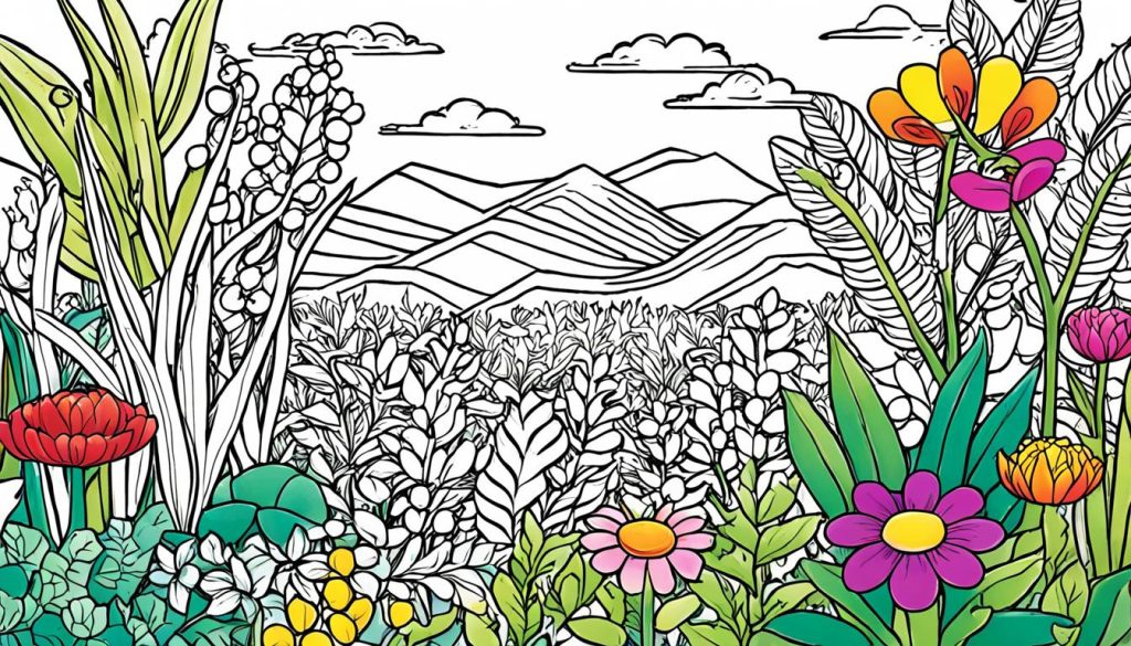 Step-by-step guide Garten of Banban coloring pages