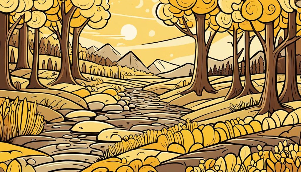 Symbolism in Brown and Yellow