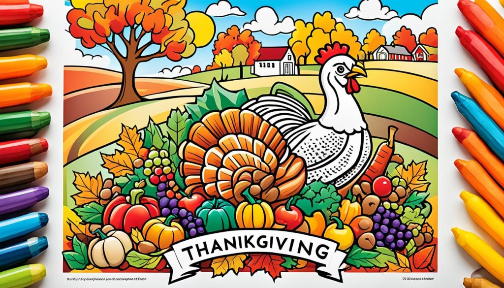 Thanksgiving coloring pages