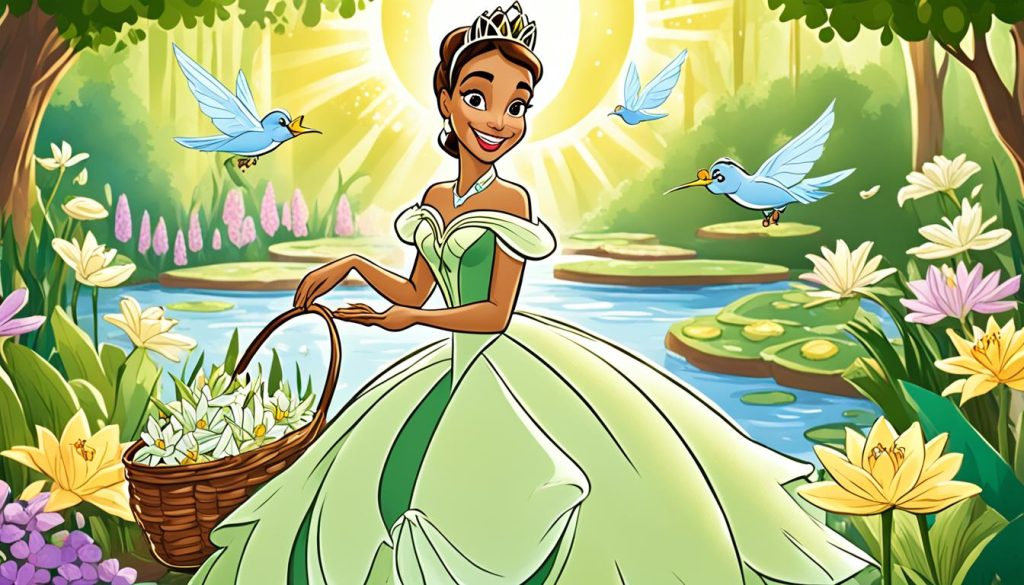 Tiana color pages for kids