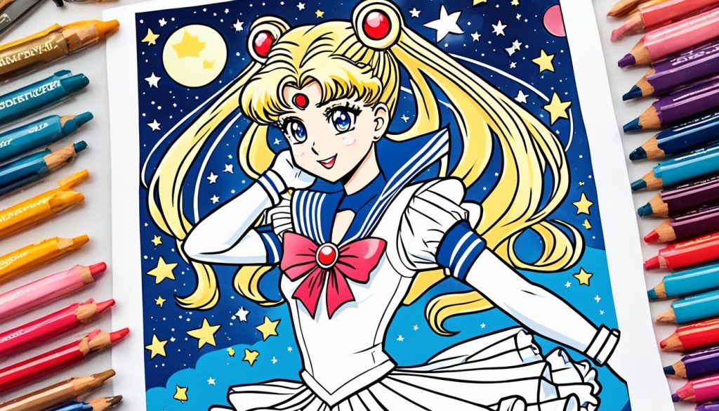 Vintage Sailor Moon artwork Vintage Sailor Moon artwork