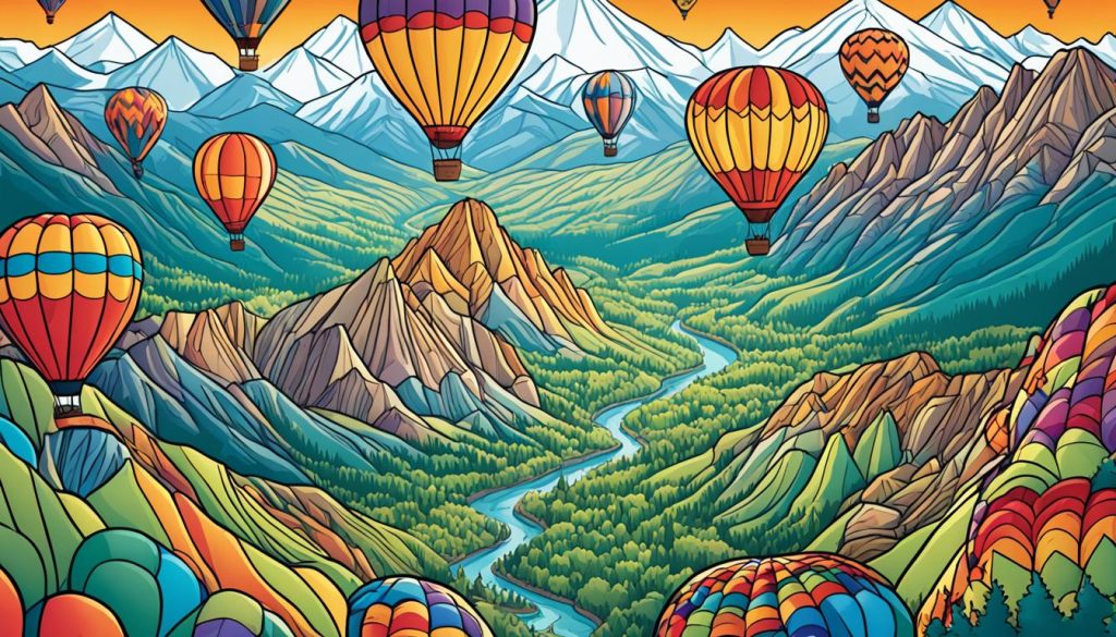 advanced hot air balloon coloring pages