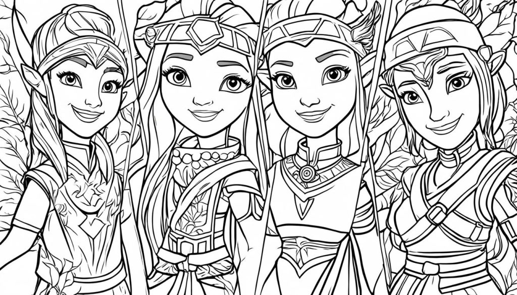 avatar painting templates