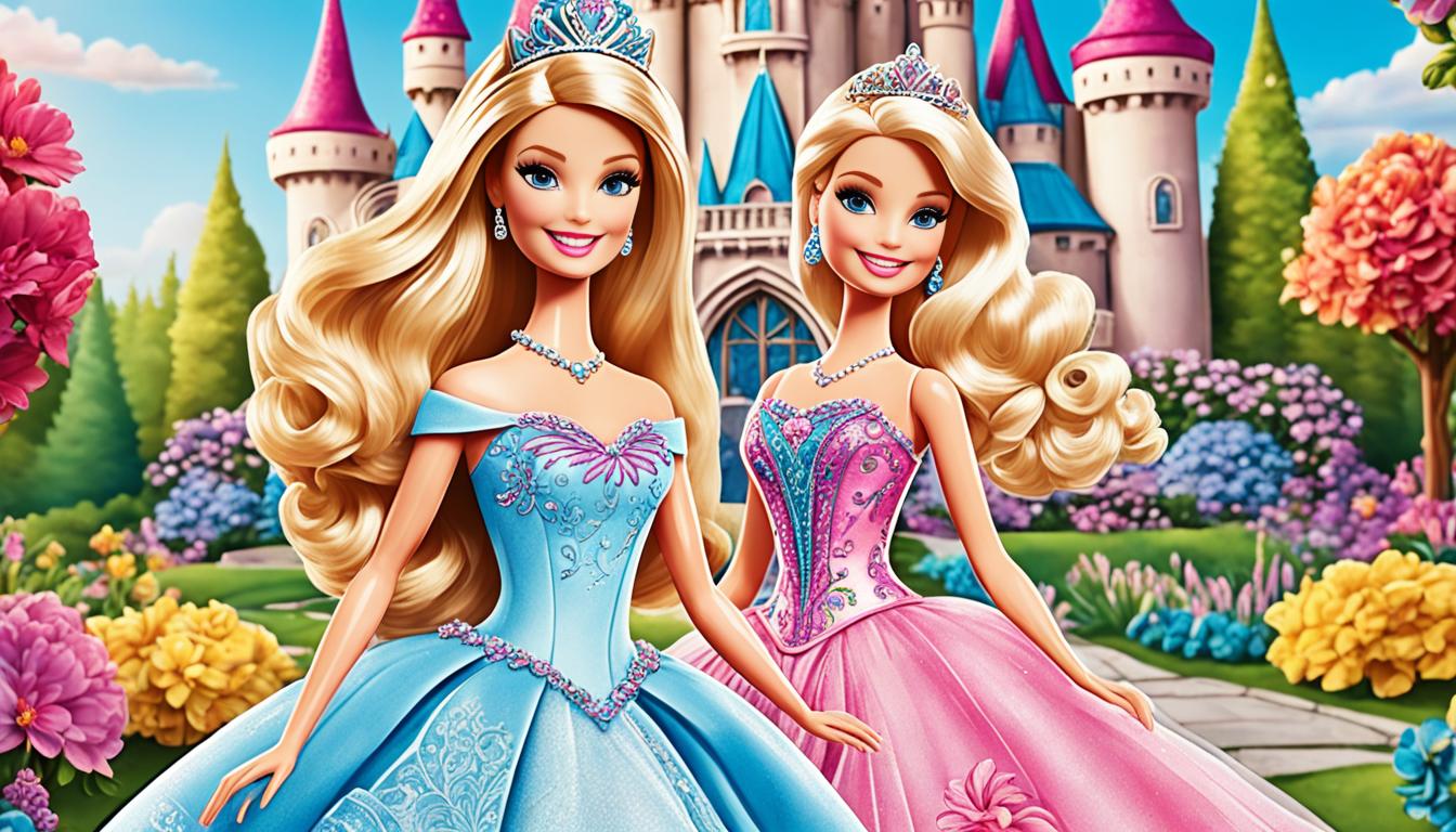 barbie princess coloring pages
