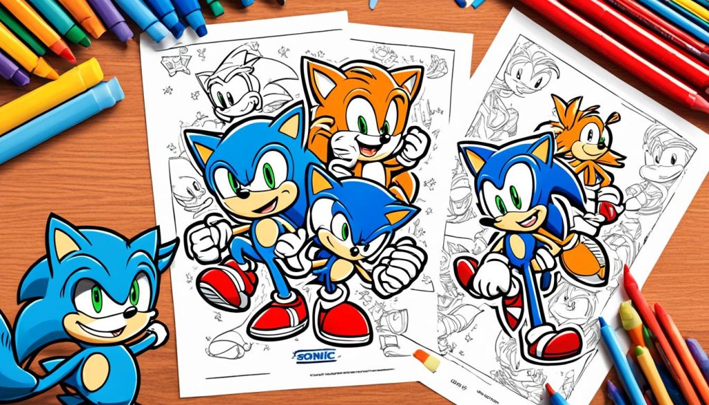 best sonic 2 coloring pages