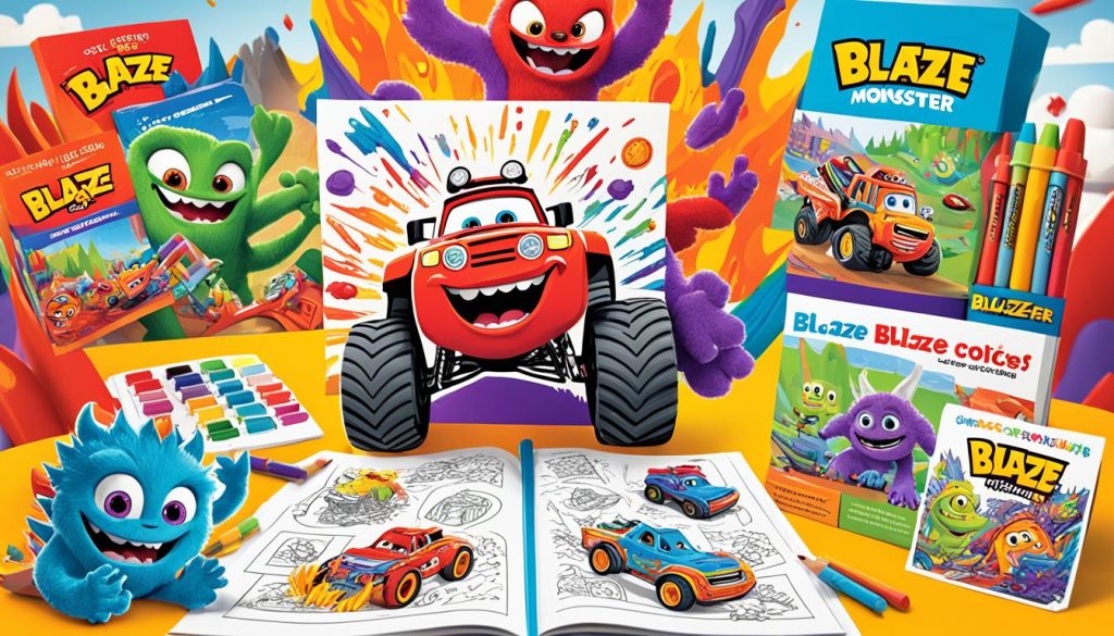 blaze coloring pages free