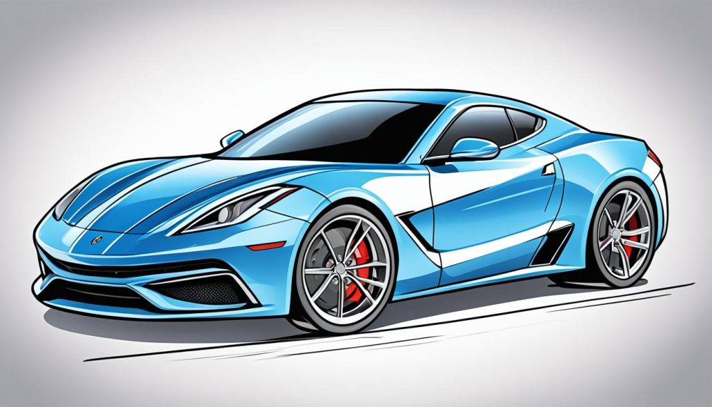 car drawing techniques
