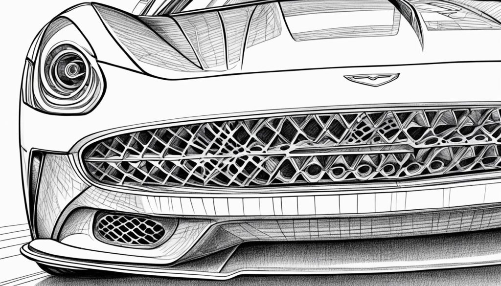 car drawing techniques