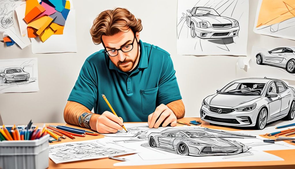 car drawing tips