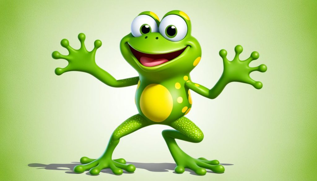 cartoon frog drawing