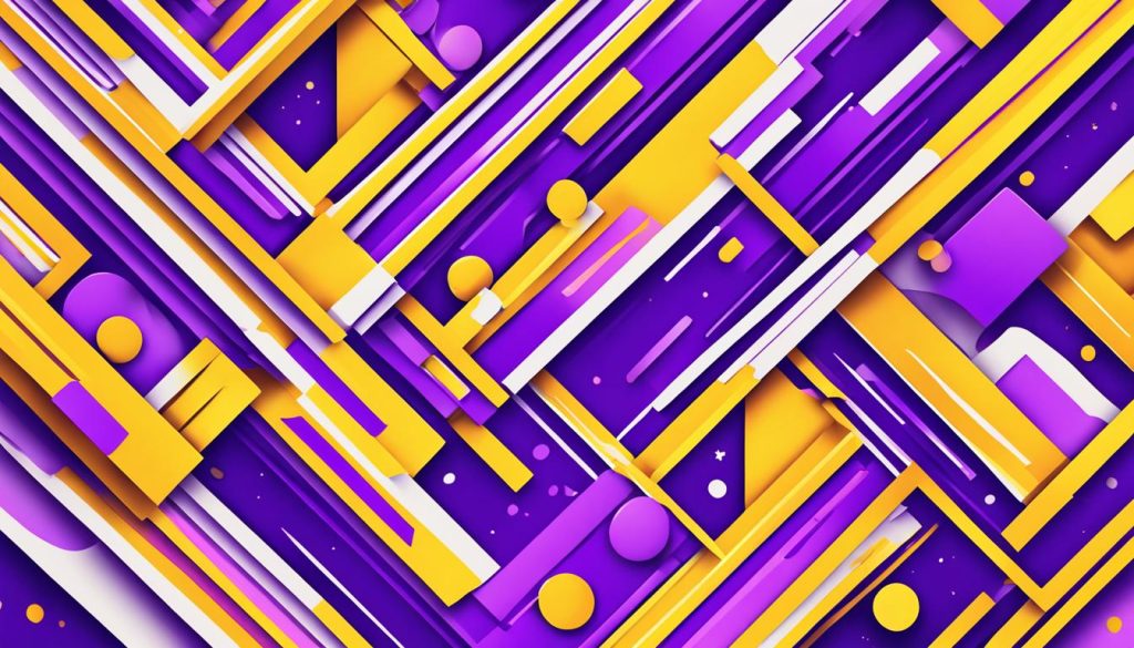 color blending result of yellow and purple