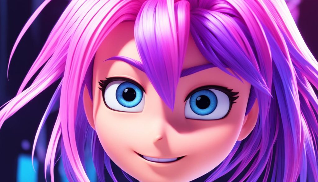 coloring anime hair