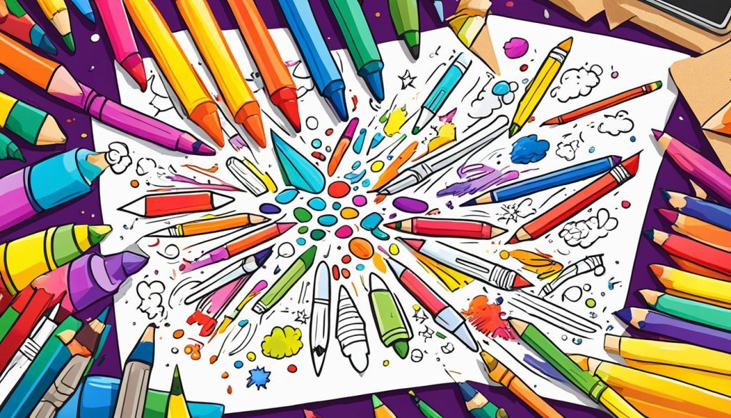 coloring book materials