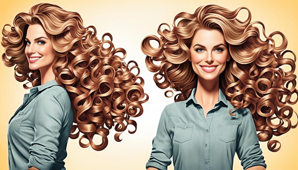 drawing the hair