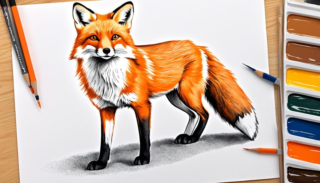 fox art color blending guide