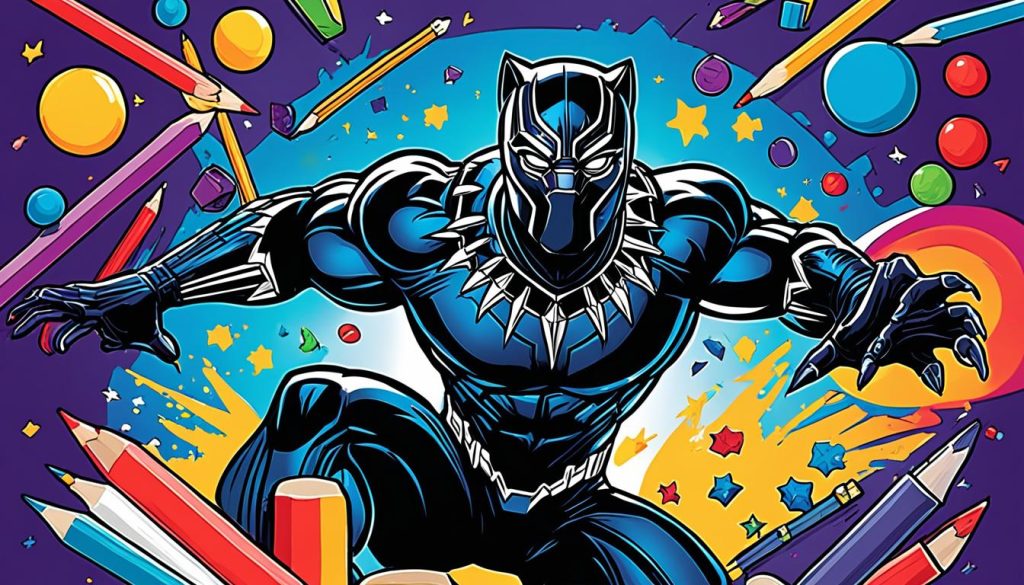 free black panther coloring sheets