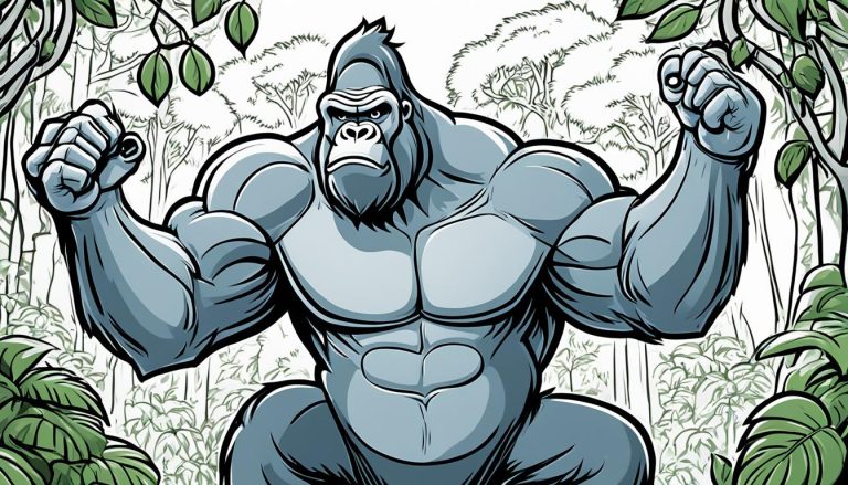 Gorilla Coloring Pages – Download Print Color Page