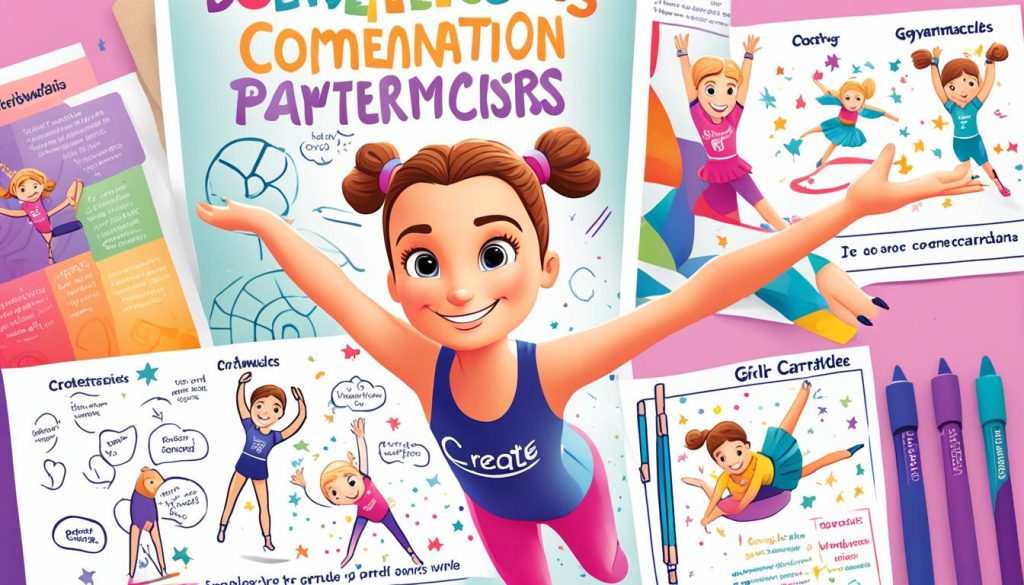 gymnastics coloring images