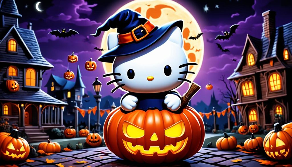 hello kitty halloween color book