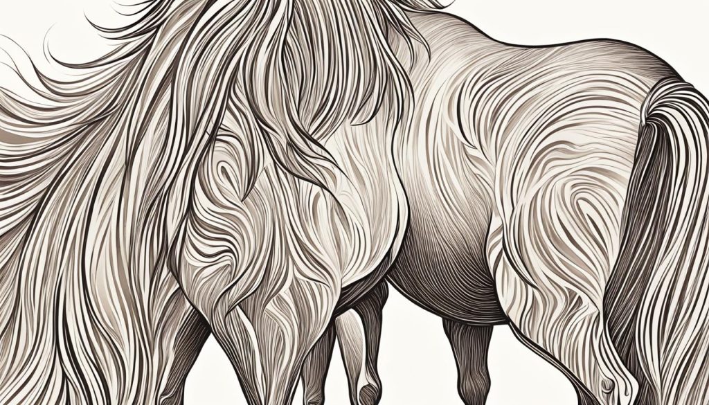 horse's fur