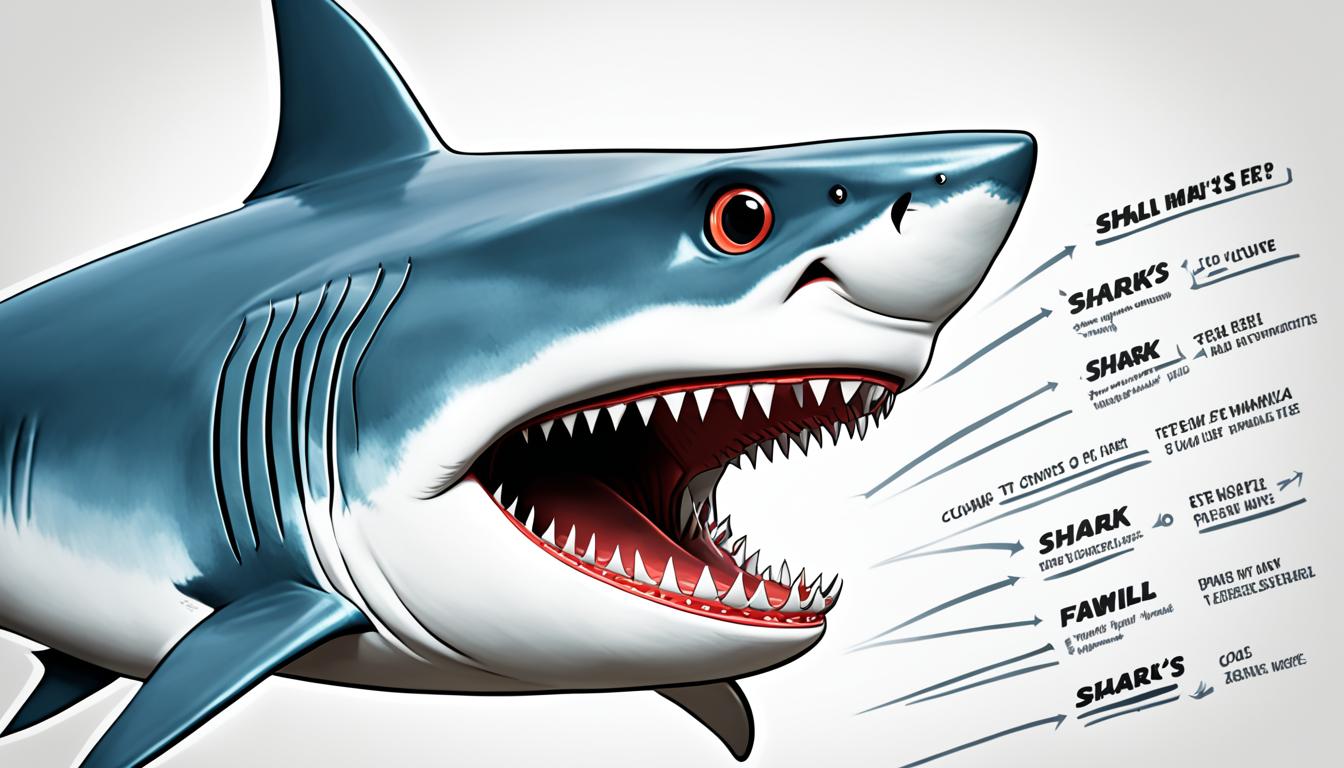 how to draw a shark