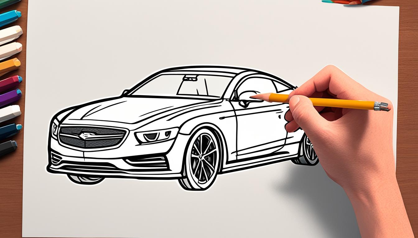 how to draw car