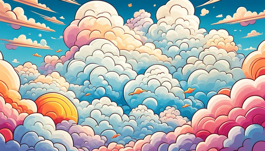 imaginative cloud artwork