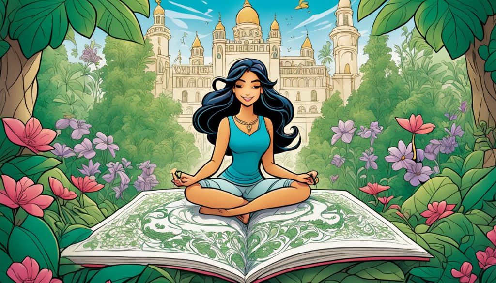jasmine drawing for coloring