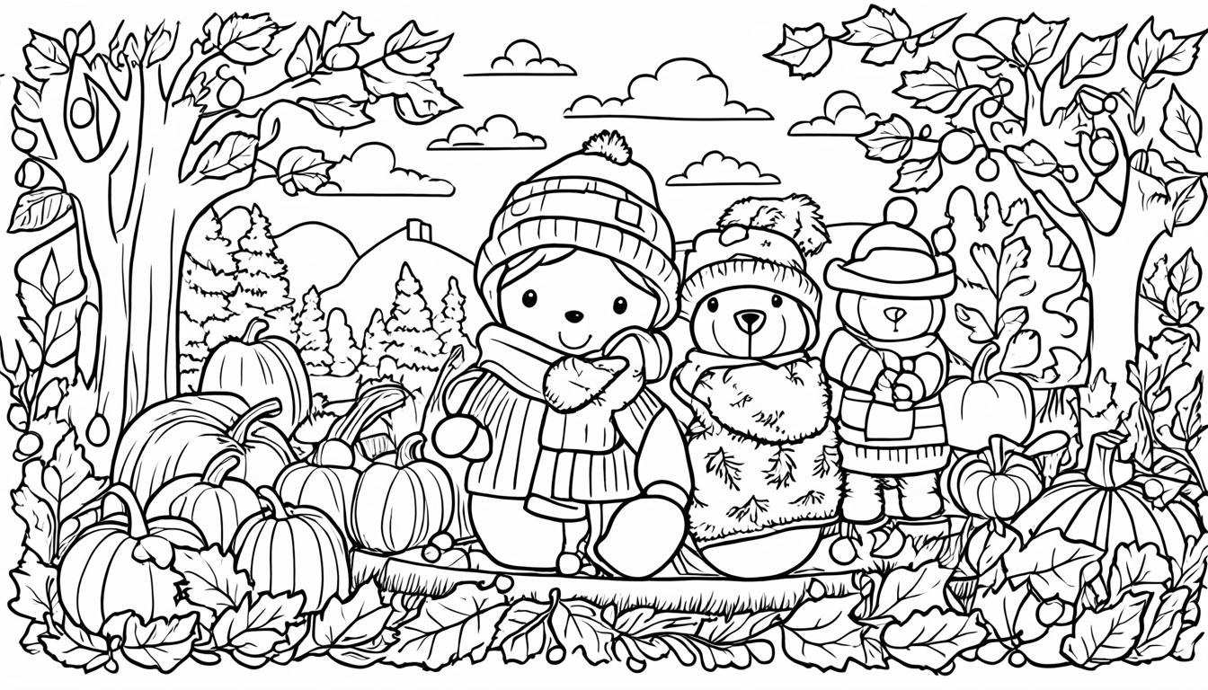 november coloring pages