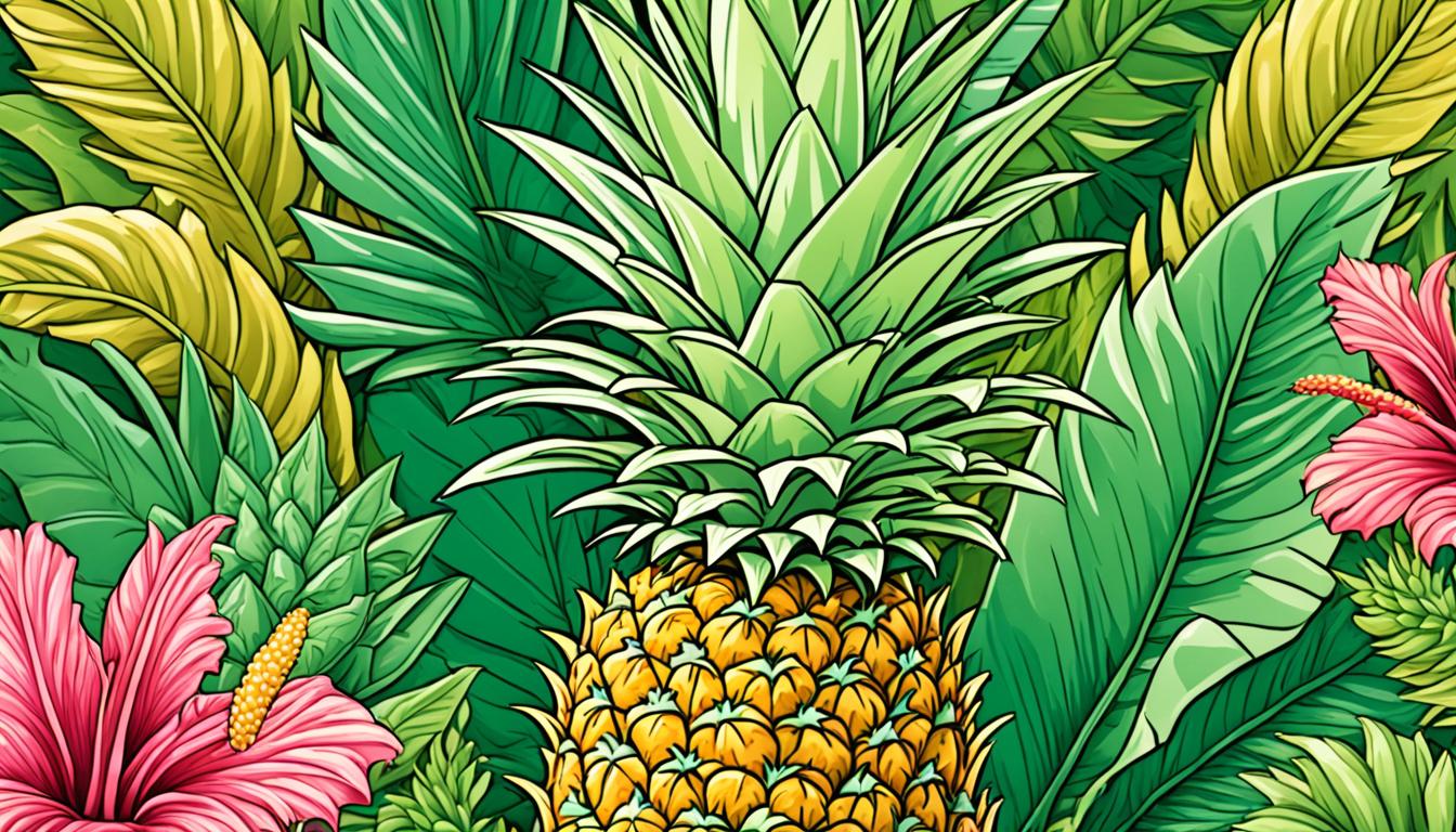 pineapple coloring pages