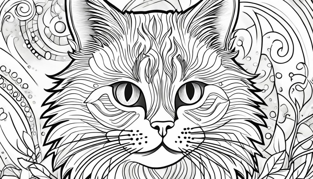 printable cat coloring sheets