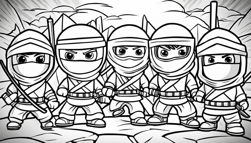 printable ninja coloring pages