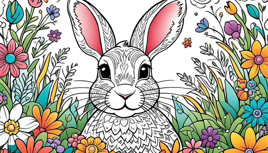 rabbit coloring pages download