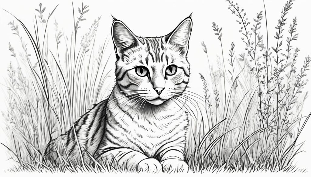 realistic cat drawings