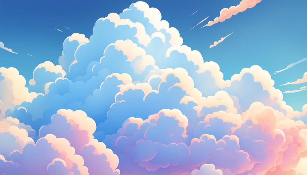 realistic cloud coloring