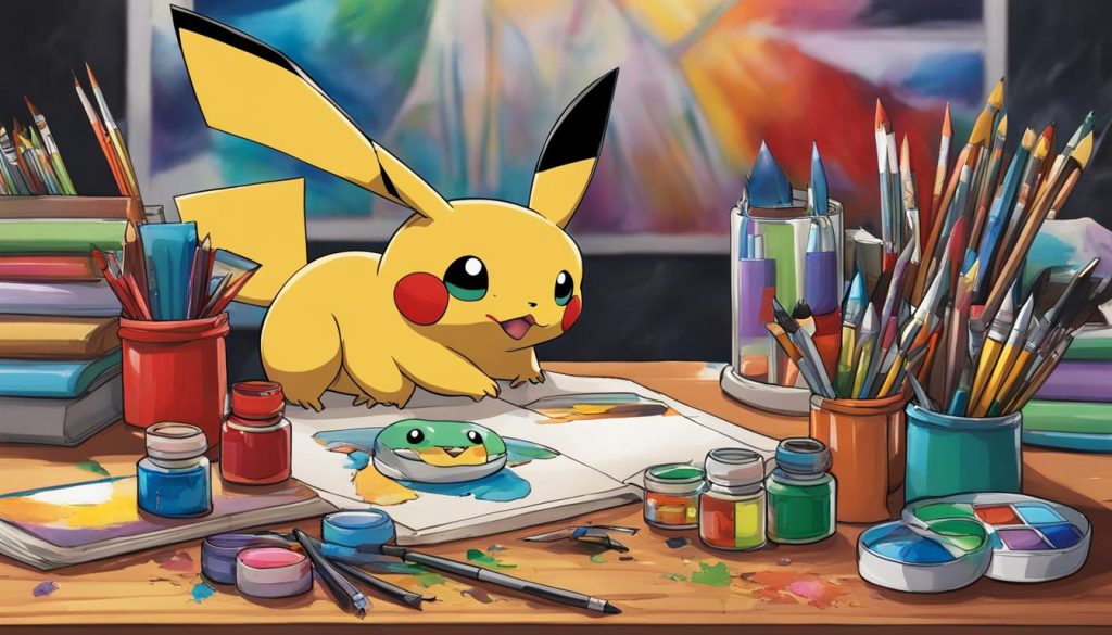 showcasing artwork